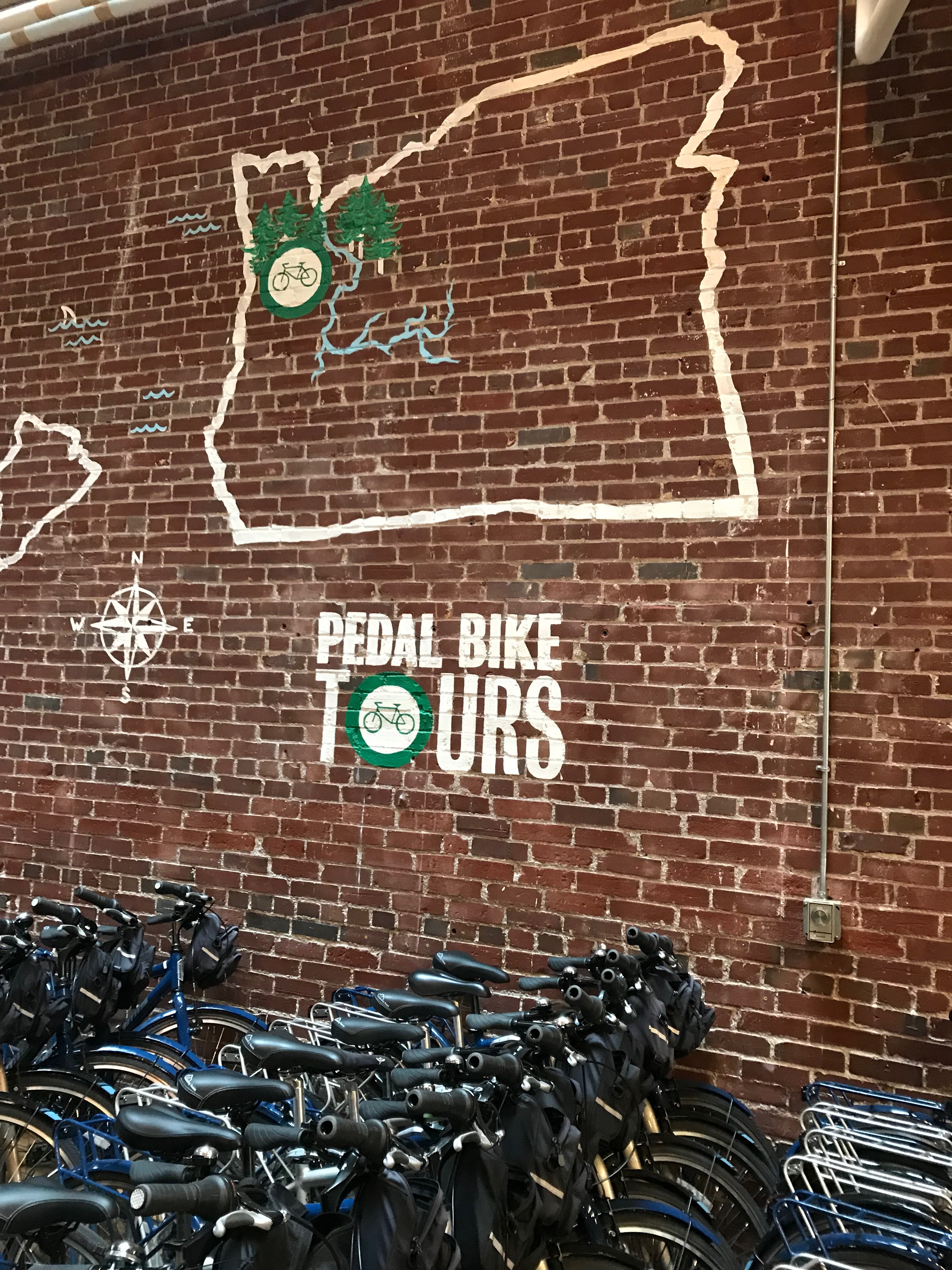 Pedal Bike Tours in downtown Portland