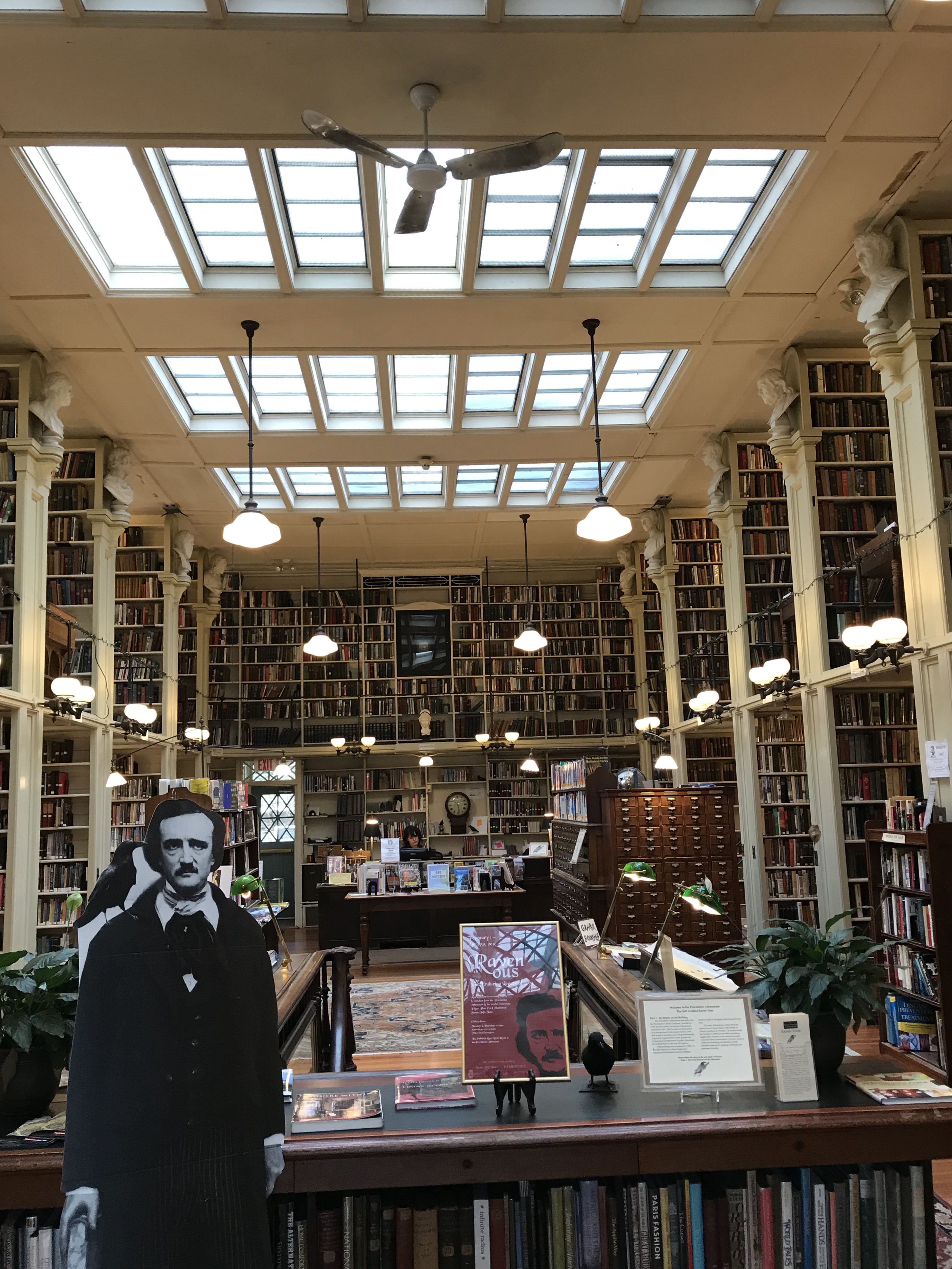 The Providence Athneaeum - a very cool library.  