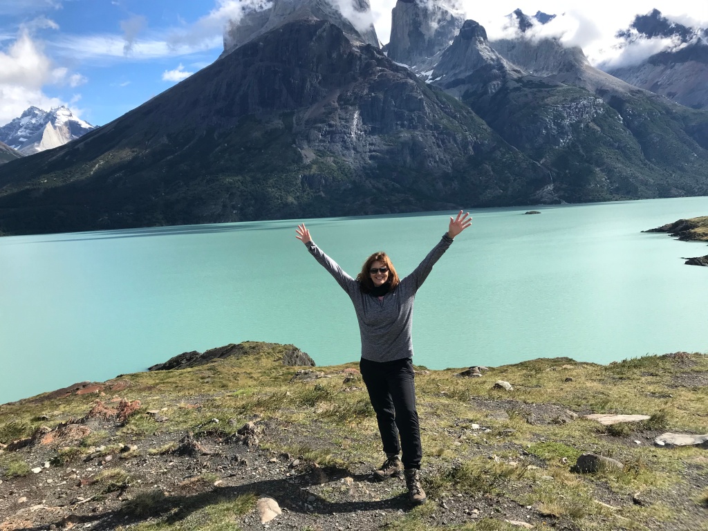 Hiking the Torres del Paine in Patagonia.